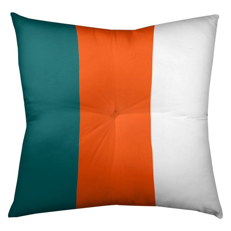  Coussin de sol touffeté, 26 po x 26 po, Orange