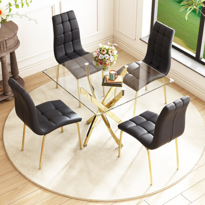 5 - Piece Pedestal Dining Set