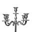 Bougeoir de style traditionnel, argent poli