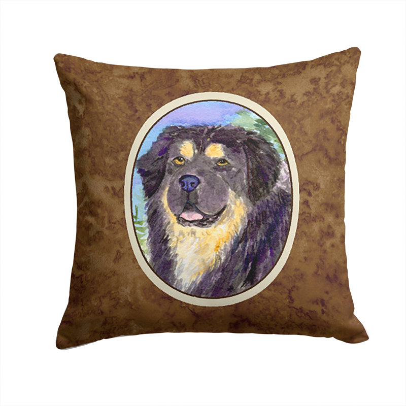 Tibetan Mastiff Outdoor Reversible Throw Pillow