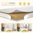 35.4in. Makeup Vanity Table with Mirror and Lights,Charging Station,2 Drawers,Large Cabinet,3-Color Adjustable Lighting
