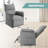 Power Lift Recliner Chair with Remote - Electric Recliner with Padded Backrest & Side Pockets - Living Room Chair with Rocking Function - Recliners on Clearance for Elderly