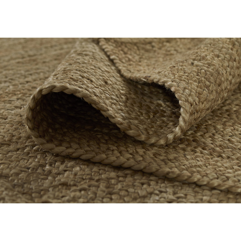 Jute / Sisal Area Rug in Brown, Rectangle 10' x 14', Brown