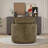 Swivel Accent Chair Round Barrel Armchair Upholstered Living Room Chair Corduroy Reading Chair Single Sofa Chair For Bedroom Apartment Office-962505710