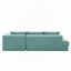 Canapé modulaire en L avec coussins double couche-325245266