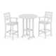 Lakeside 3-Piece Round Bar Arm Chair Set