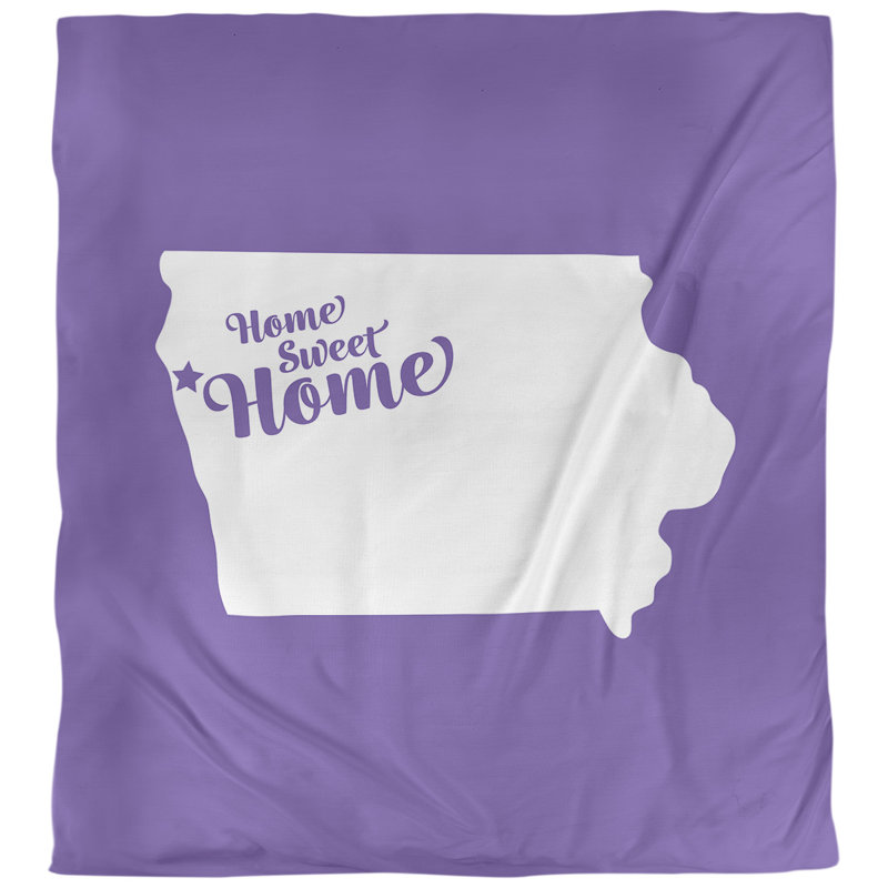 Housse de couette sioux pour la ville home, Microfibre, Mauve