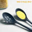 Ensemble d'ustensiles de cuisson en silicone, grandes spatules et cuillères antiadhésives résistantes à la chaleur pour la cuisine, tourneurs de cuisine idéaux sans BPA pour la friture, le mélange, le service, la vidange, le tournage