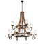 Rustic Lodge 12 - Light Chandelier