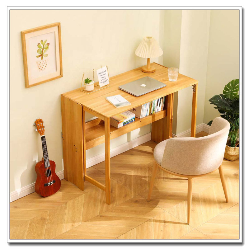 Table pliante en bambou, Naturel