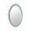 Miroir décoratif ovale biseauté Baily