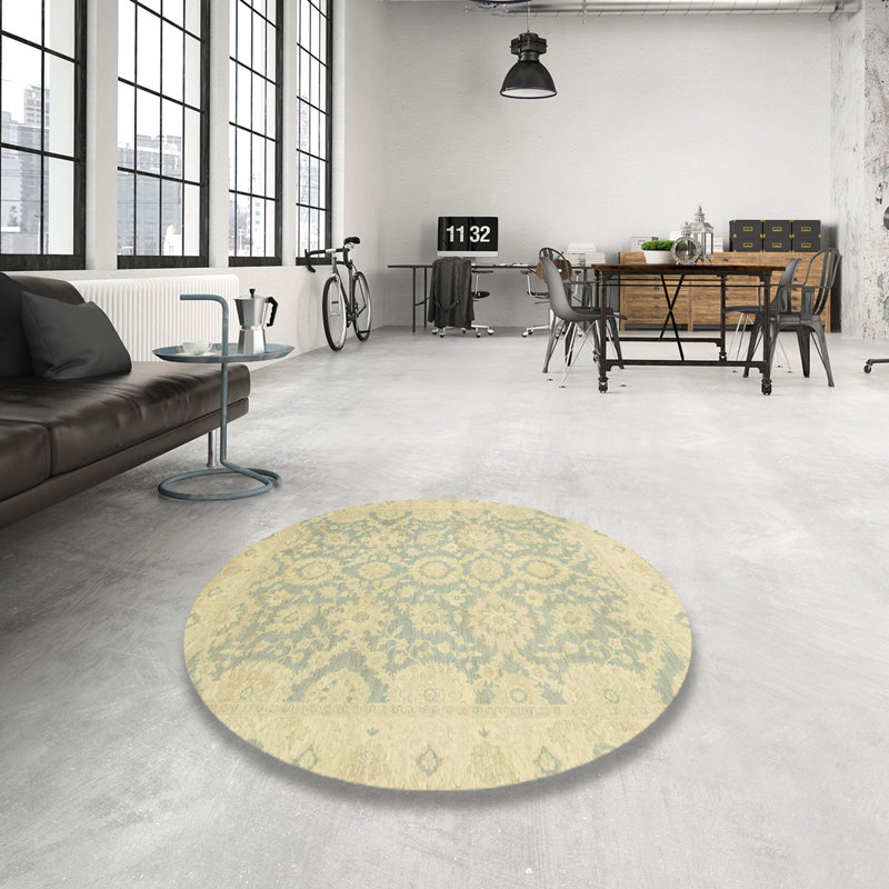 Abstract Indoor Rug, Round 3'