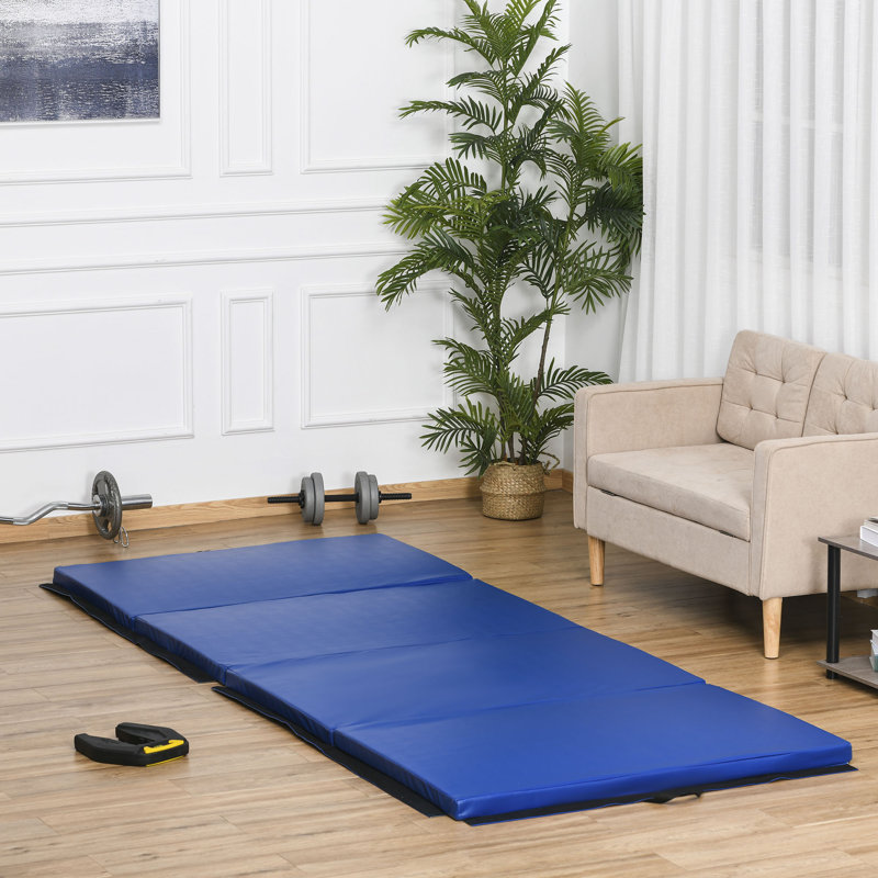 Tapis en mousse, H 2 po x L 94,5 po x l 45,25 po, Marine