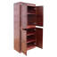 Armoire de rangement en bois Kesterson, 72 pouces avec 5 tablettes-16395300