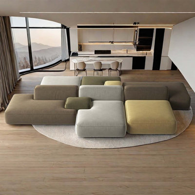 Italian designer double-sided sofa living room bea