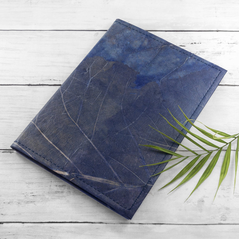 Vlad A5 Refillable Leaf Leather Journal