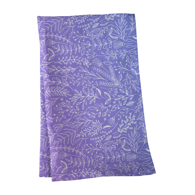 Torchon Mcguigan Ditsy, Mauve, Polyester sergé