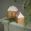 Gingerbread 6.1" Stoneware Tabletop Lantern