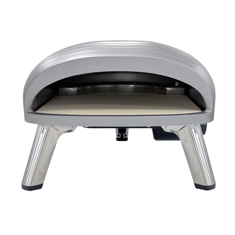 Unique Appliances Classic Retro 12" Portable Outdoor Propane Pizza Oven In Matte Black, 11.5" H x 16.2" W x 22.72" D , Black