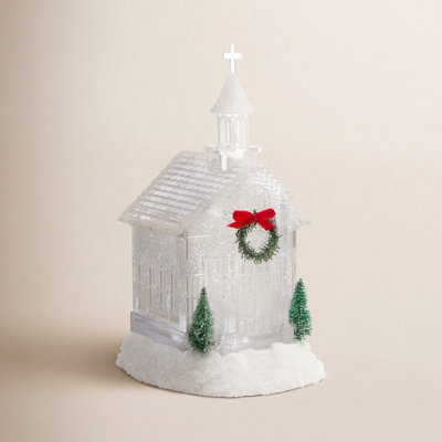 Acrylic Church Snow Globe