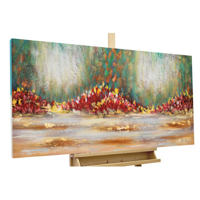 Girdle of Flowers Hand -Painted Acrylic Painting