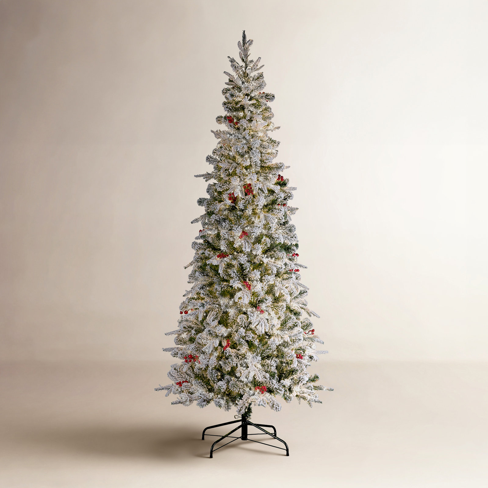 Pre-Lit Fir Christmas Tree, 7' H x  3' D