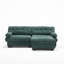 Canapé modulaire à assise profonde, canapé en forme de L moderne pour la maison