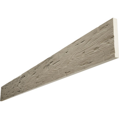 Planche de poutre en faux bois endurée à la main