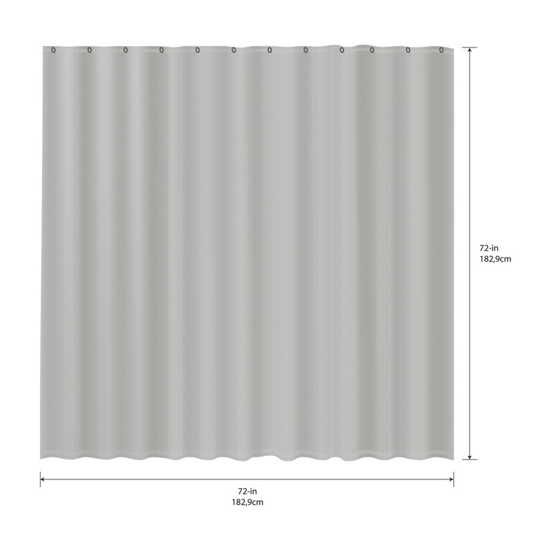 Woodell Polyester Blend Shower Curtain