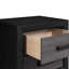 Table de chevet gris et noir SOLUTO