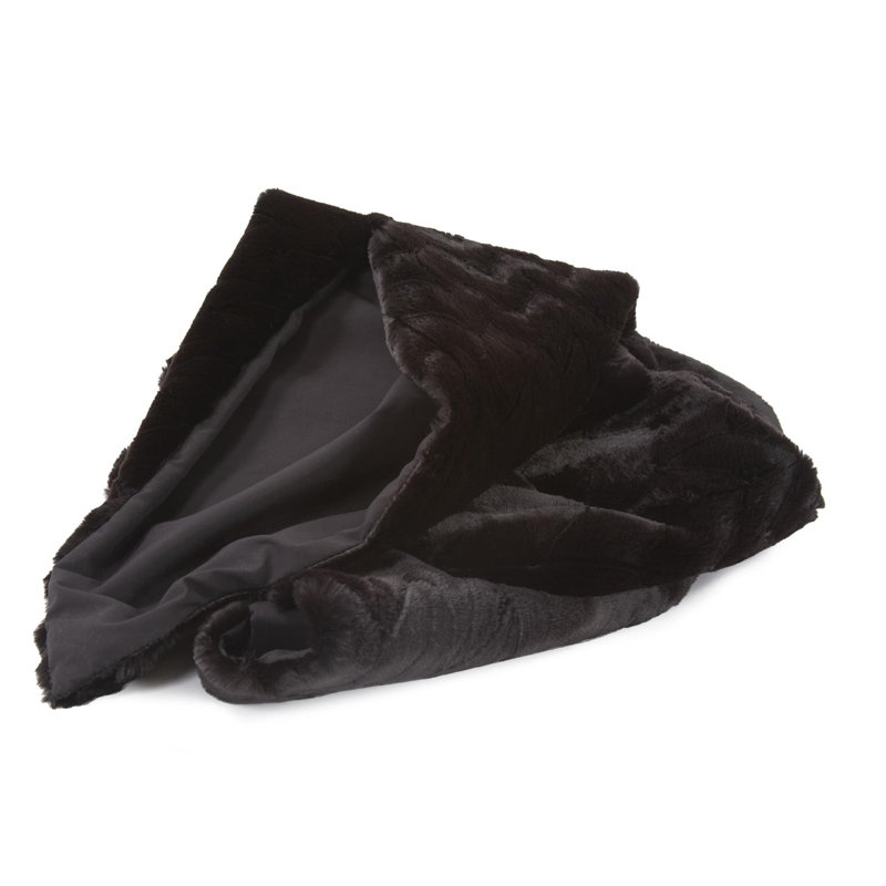 Jeté Angora, Noir