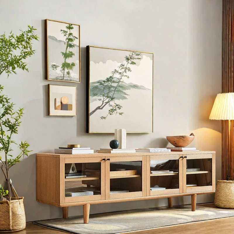 Meuble télé de style européen, 70.87"