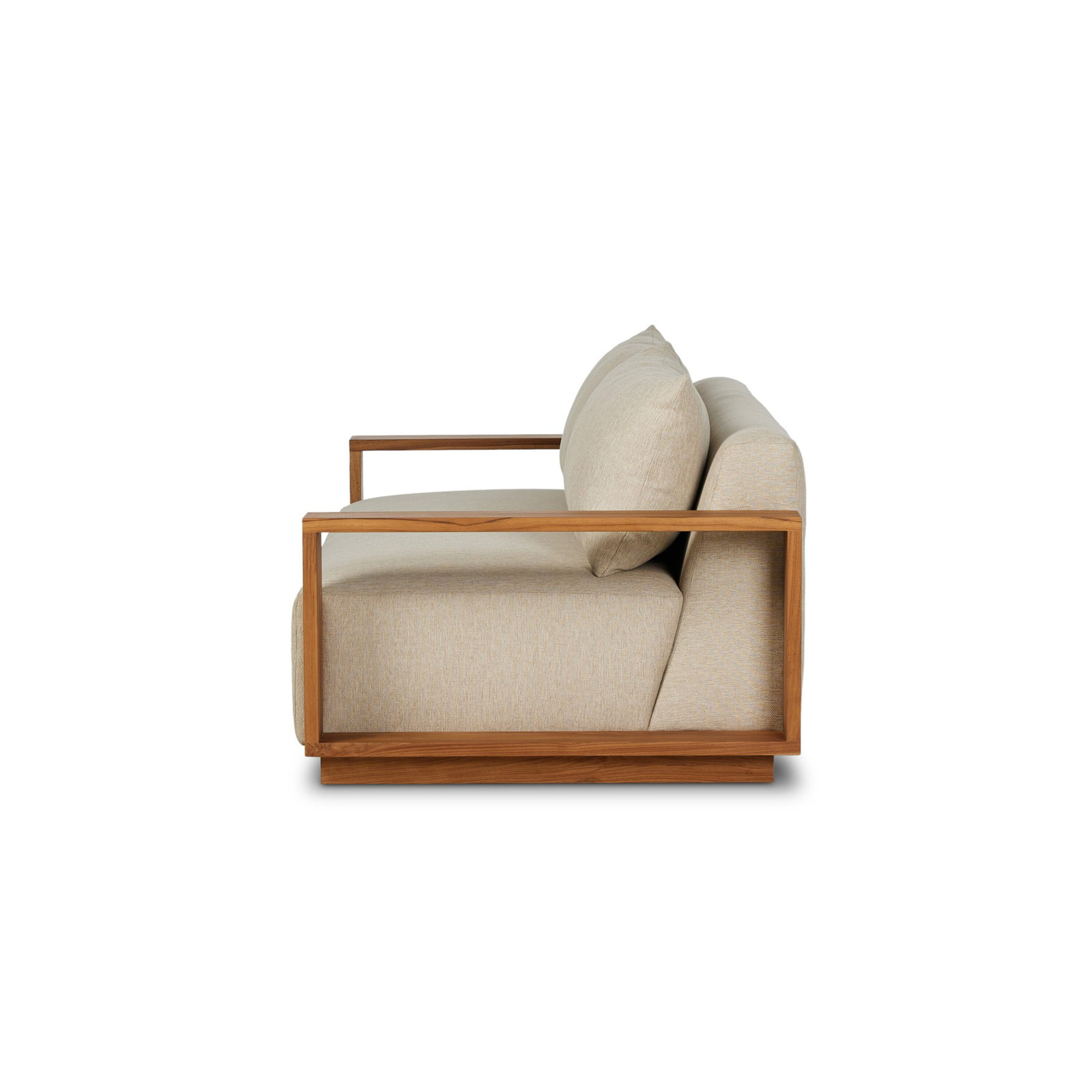 Mather Outdoor Metal Sofa-106", Ellor Beige