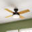 Dempsey Low Profile 44" 4 - Blade Indoor Flush Mount Small Room Ceiling Fan with Lights and Remote-56213844