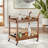Andresha Wood Bar Cart-1538833555