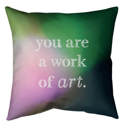 Coussin de sol œuvre d’art