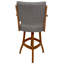 Tabouret de bar pivotant en bois Miriam-63544599-63544605