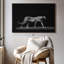 Animal "Impression sur toile monochrome"-101456620