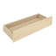 Lit simple en bois avec deux tiroirs-358805170