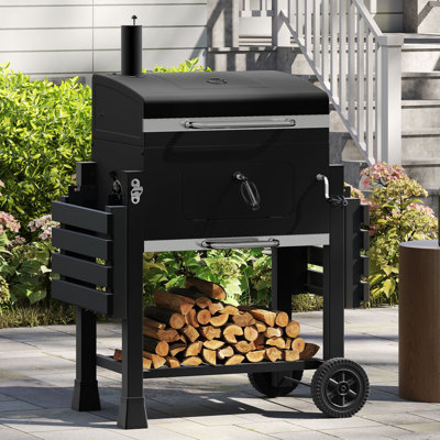 Dakota Fields 67cm W Portable Charcoal Grill