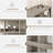 8 Cube Storage Organizer Bookcases, 3 Tier Metal Horizontal Bookcase-1071081210