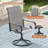 8-Person Round Patio Dining Set With Swivel Textilene Chairs-479094114