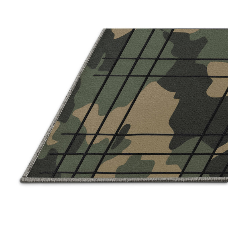 Recon Grid Rug, Rectangle 4' x 6'