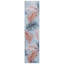 Tapis intérieur / extérieur à motif floral bleu / rouille Afeez-601263364