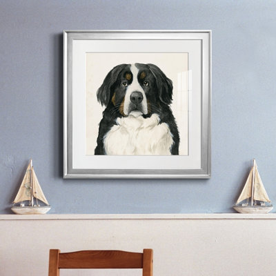Best Bud I - Matted and Framed Under Acrylic Glass, Large Living Room Wall Art