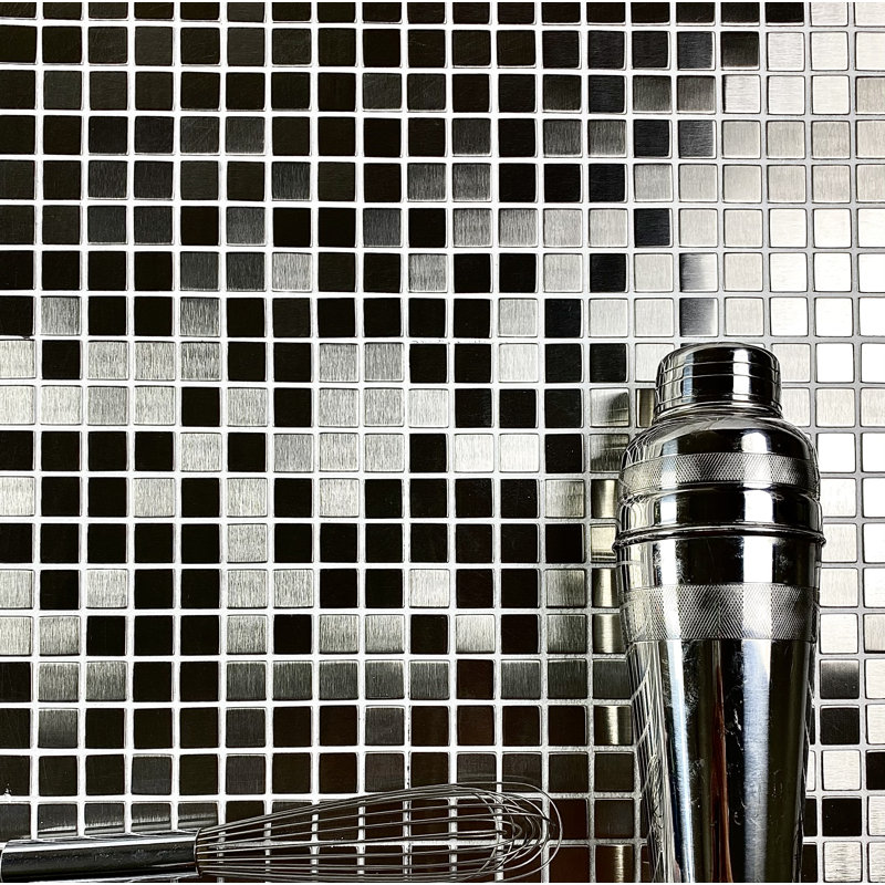 Enchanted 1" x 1" Metal Mosaic Tile
