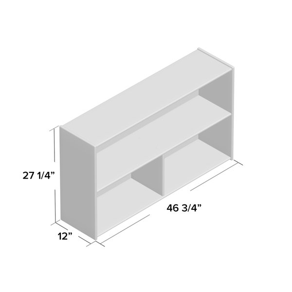 Contender Medium Corner Storage Unit - Assembled - WoodDesigns