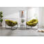 Chaise berçante d'extérieur, chaise berçante inclinable rembourrée