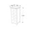 Somerville 5 Drawer narrow chest of drawers