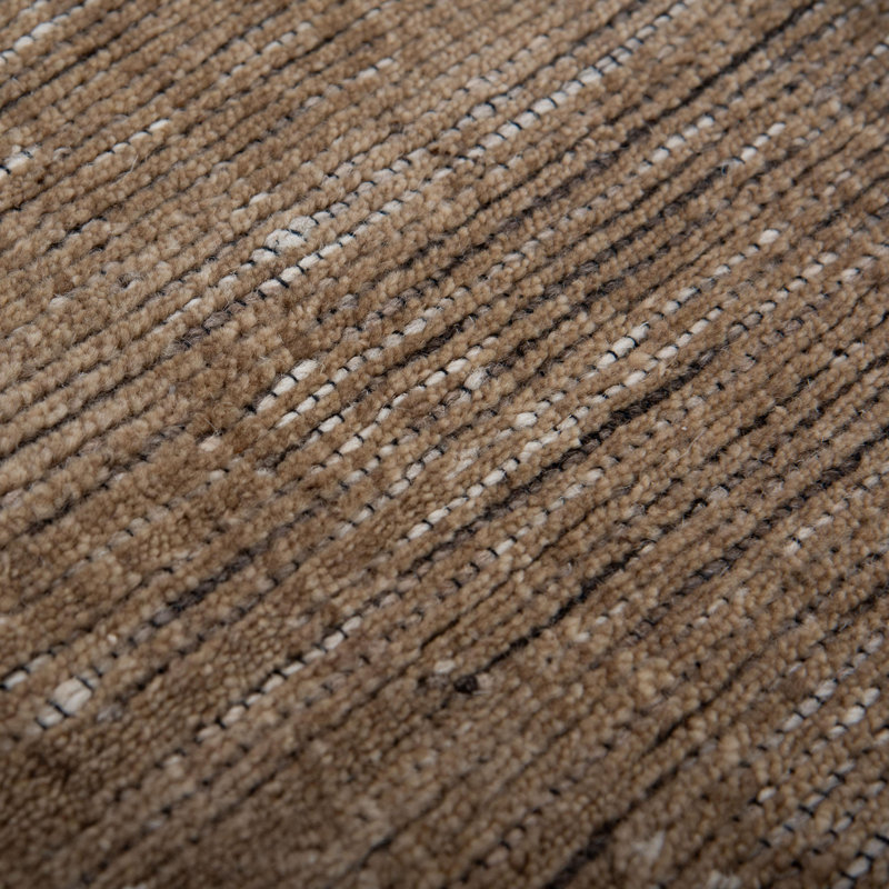 Tapis 100% laine tissé à la main, Rectangle 5 pi x 7 pi 6 po